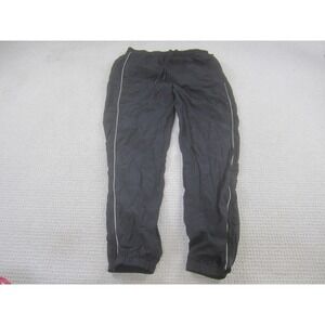 Eastbay Pants Mens XL Black Nylon Track Wind Jogger Zip Cuff Athletic‎ Warmup